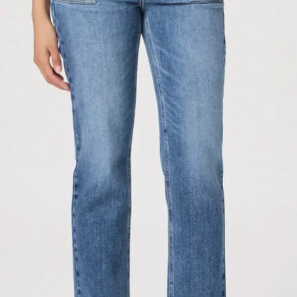 PAIGE Mayslie Straight Leg Ankle Jeans - Picture 9 of 12